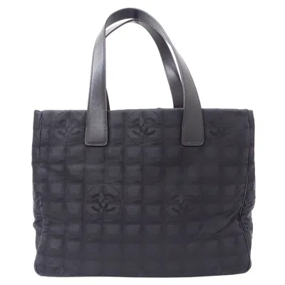 Pre-owned Chanel Black Nylon Tote Bag ()