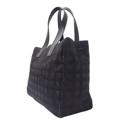 Pre-owned Chanel Black Nylon Tote Bag ()