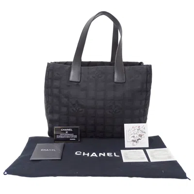 Pre-owned Chanel Black Nylon Tote Bag ()