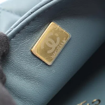 Pre-owned Chanel Green Leather Shoulder Bag ()