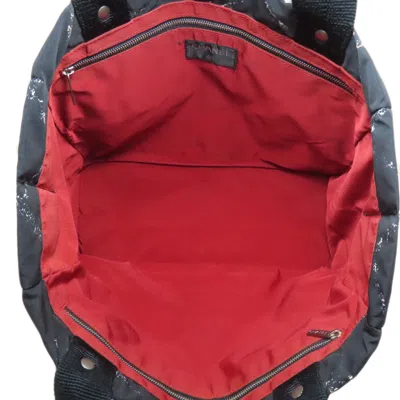 Pre-owned Chanel Travel Line Black Nylon Tote Bag ()