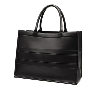Pre-owned Dior Christian  Black Leather Tote Bag ()
