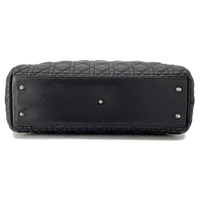 Pre-owned Dior Christian  Black Leather Tote Bag ()