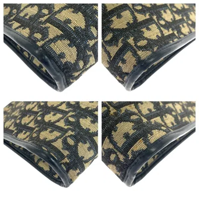 Pre-owned Dior Christian  Navy Trotter Leather Shoulder Bag () In Blue