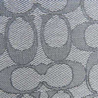 Pre-owned Coach Black Gray Leather Canvas Shoulder Bag () In Multi