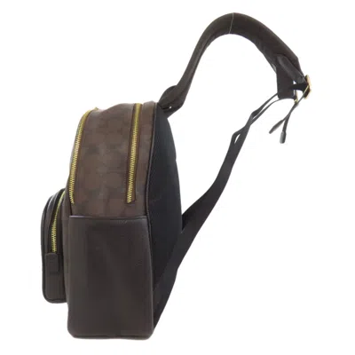Pre-owned Coach Brown Pvc Backpack ()