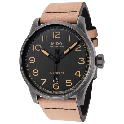 Mido Multifort Men's Watch In Black