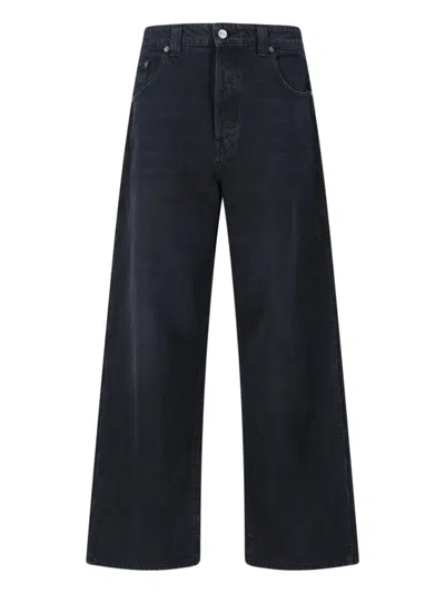 Khaite 'dane' Loose Jeans In Black