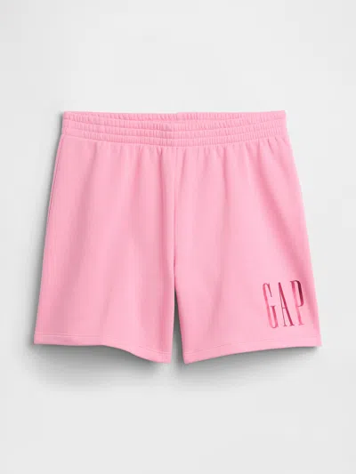 Gap Factory Gap Logo Pull-on Shorts In Pink