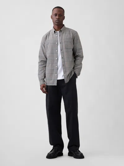 Gap Factory Oxford Shirt In Standard Fit In Multi