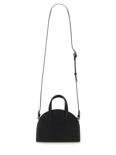 Apc A.p.c. Curved Silhouette Tote Bag In Black