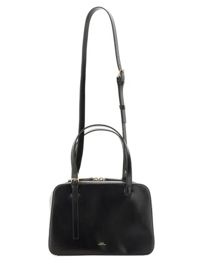 Apc A.p.c. Black Shoulder Bag With Versatile Carrying Options