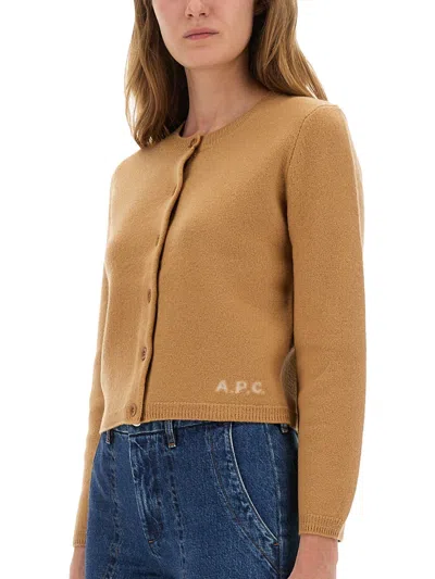 Apc Sweater A. P.c. Woman Color Beige In Brown