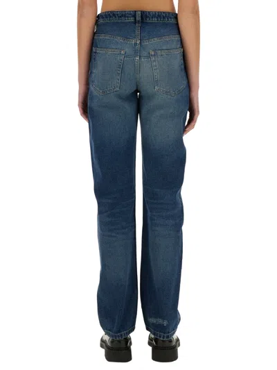 Apc Jeans A. P.c. Woman Color Denim In Blue