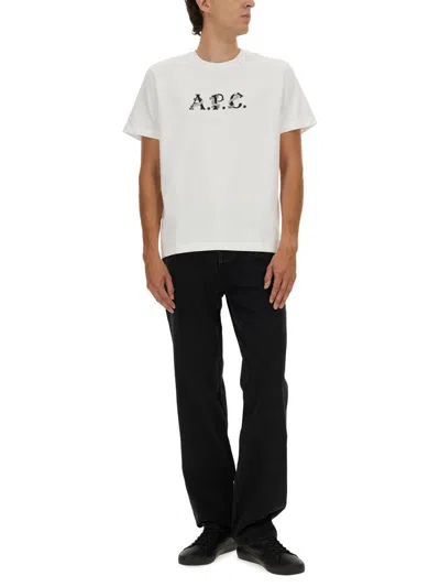 Apc Regular Fit Short Sleeve Crew Neck T-shirt In Brown
