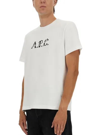 Apc Regular Fit Short Sleeve Crew Neck T-shirt In Brown