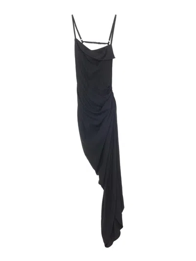 Jacquemus Women La Robe Saudade Longue Dress In Black