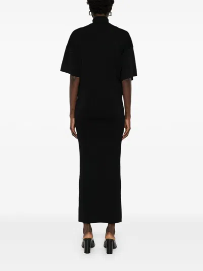 Herskind Elegant Synthetic Blend Dress In Black