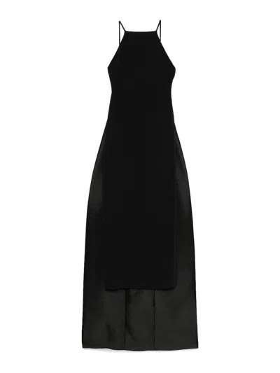 Solace London Ulla Maxi Dress In Black