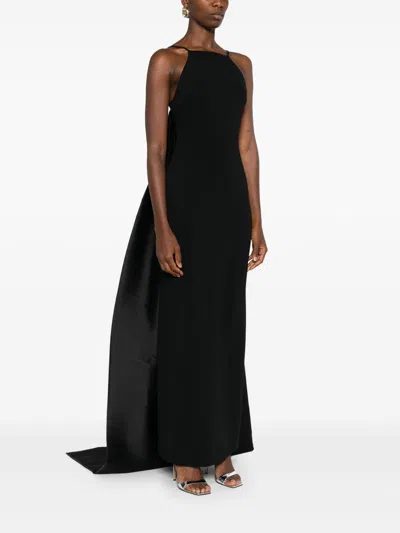 Solace London Ulla Maxi Dress In Black