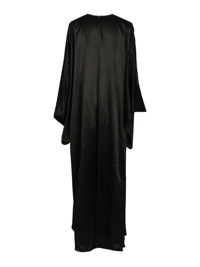 Balenciaga Maxi Dress In Black