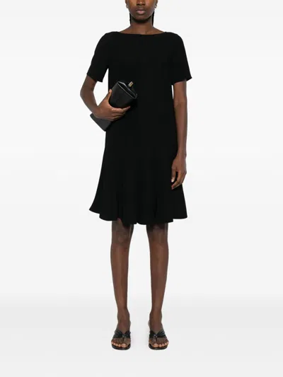 Emporio Armani Short Dress In Black