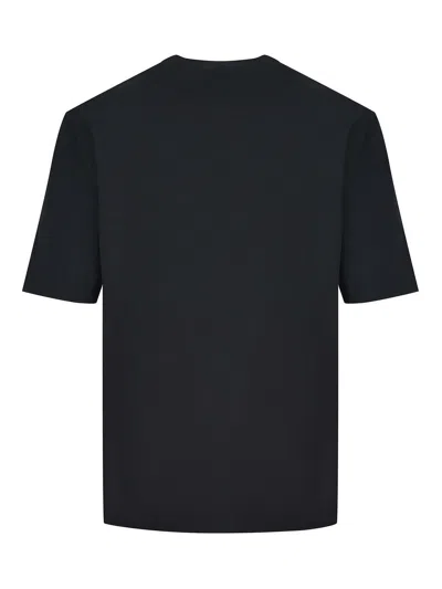 Dsquared2 Logo Crew Neck Cotton T-shirt In Black