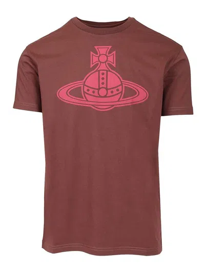 Vivienne Westwood Paris Orb T-shirt In Red