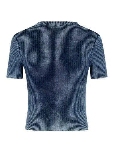 Diesel T-shirt M-anchor-a-ss In Cotton In Blue