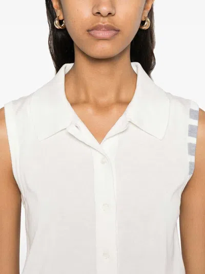 Thom Browne 4bar Cotton Top In White
