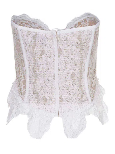 Giuseppe Di Morabito Bustier By  Made Of  Polyamide In White