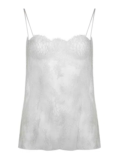 Alberta Ferretti Top  Made Of  Lace In Green