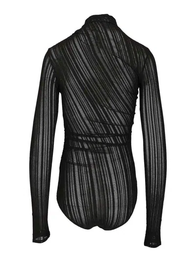 Amazuìn Qin Bodysuit In Black