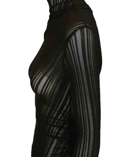 Amazuìn Qin Bodysuit In Black