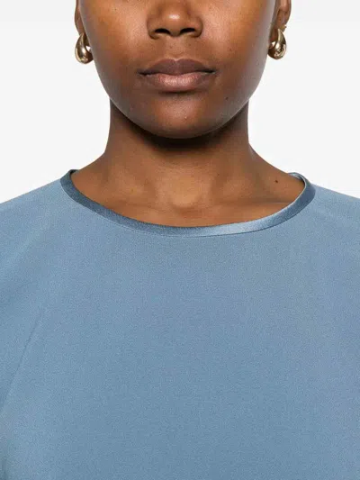 Forte Forte Women Satin Blouse In Blue