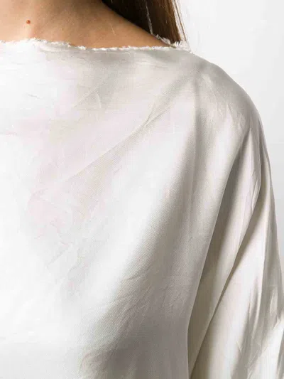 Daniela Gregis Silk Blouse In White