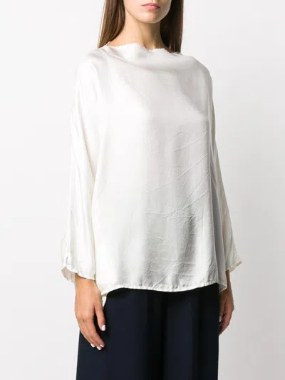 Daniela Gregis Silk Blouse In White