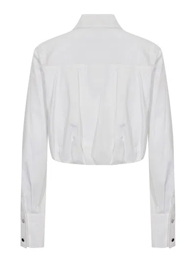 Sportmax Zemira Boxy Cotton Shirt In Multi