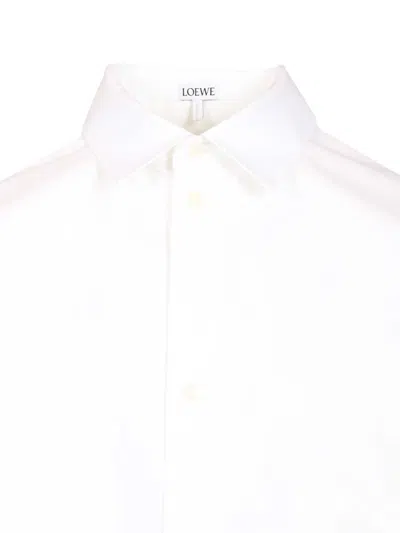 Loewe Anagram Shirt Shirts White In Multi