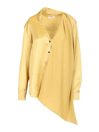 Retori Shirt Scarf In Yellow