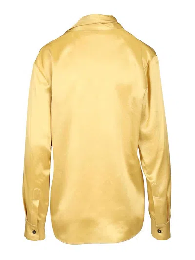 Retori Shirt Scarf In Yellow