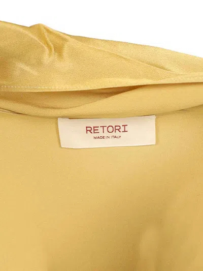 Retori Shirt Scarf In Yellow