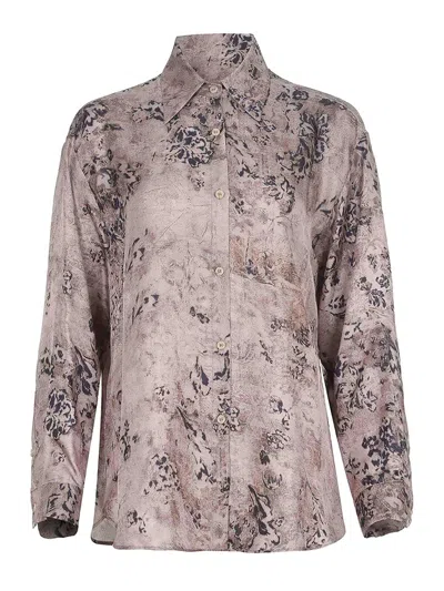 Alysi Shirt Made Of Silk. In Multi