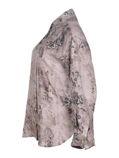 Alysi Shirt Made Of Silk. In Multi