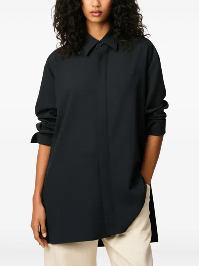 Ami Alexandre Mattiussi Ami Paris Women Wool Shirt In Black