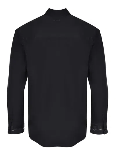 Msgm Shirt Made Of Cotton In Black
