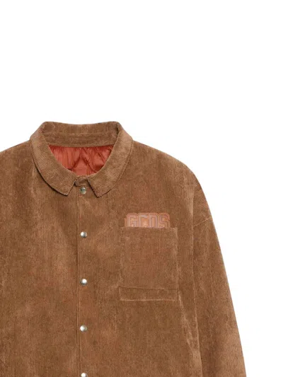 Gcds Coat In Brown