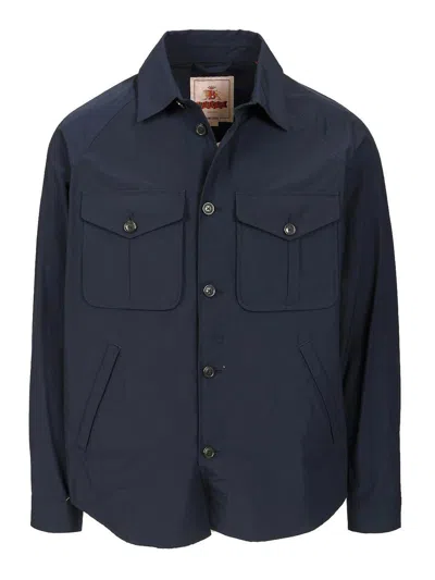 Baracuta Shirt Jacket In Blue