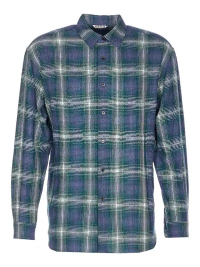 Auralee Shirt In Blue