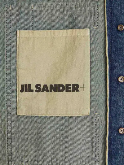 Jil Sander Denim Cotton Shirt In Multi